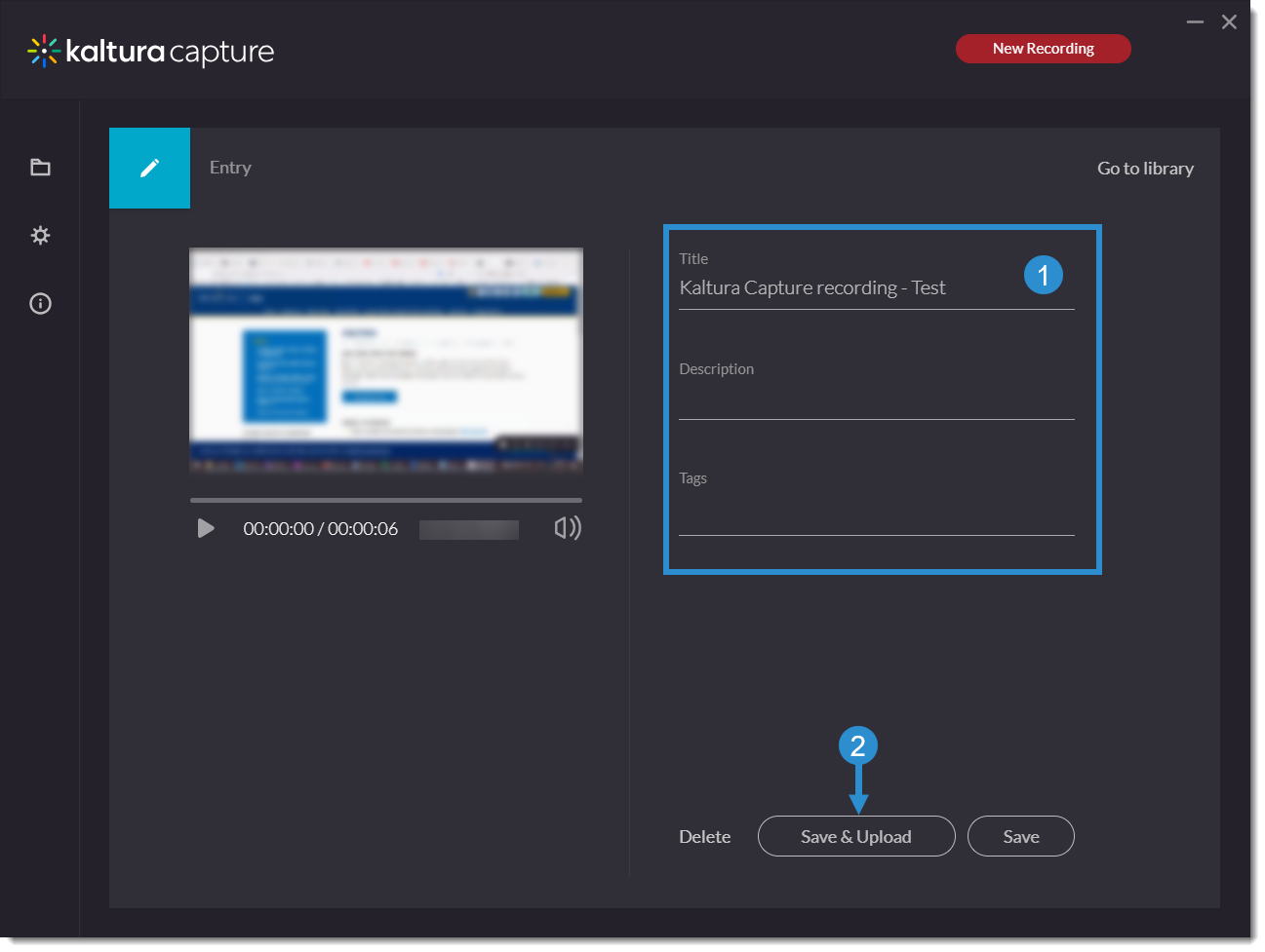 Record Video With Kaltura Capture Regional Campuses